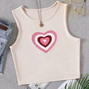 Shein heart tank